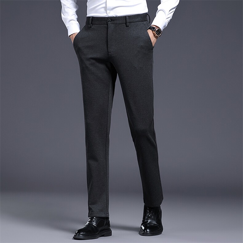 CD6855钱塘2020-2秋季新款中年男士西裤修身商务休闲百搭长裤P92,男装休闲裤,钱塘207-2