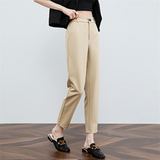 西装裤春秋季高腰显瘦烟管裤大码小个子工作职业西裤正装裤，女装休闲裤，云美莎专业女裤-全店现货