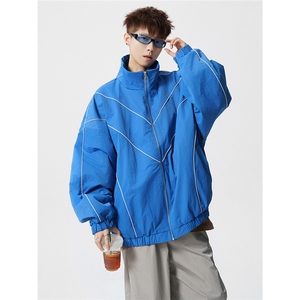 可二开机能防寒棉服M-5XL大码涤纶棉服男白底78176P138控198图片