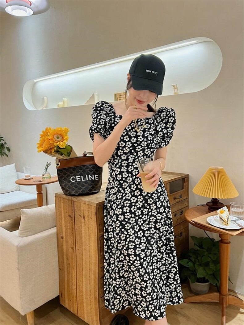 欧货同款侧开叉长裙，其它，玩美