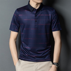 BJ90627男士2023年夏季新款百搭T恤男短袖商务休闲体恤男P110，男装T恤，电商B360