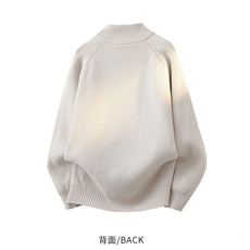 新款春秋毛圈棉拉链开衫卫衣男女情侣BF风三条杠外套潮YM157P63，女装短外套，星座1013-5