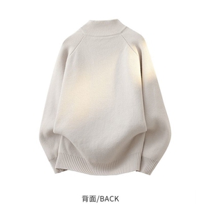 新款春秋毛圈棉拉链开衫卫衣男女情侣BF风三条杠外套潮YM157 P63图片
