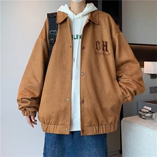 港风男装外套男2023秋季新款潮牌刺绣夹克上衣JK0763-P50，男装夹克，星座308B-1