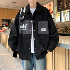 春新小香风翻领夹克男港风复古港风时尚外套男，男装夹克，星座1206（原A206）