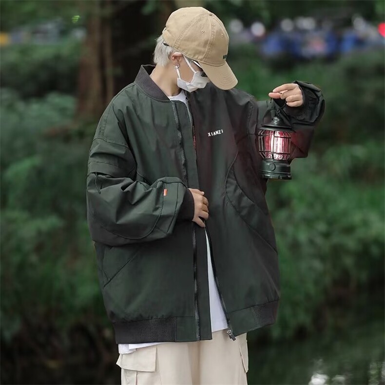 秋季青春流行男夹克文艺潮外套XZ190P78,男装夹克,星座1116-2