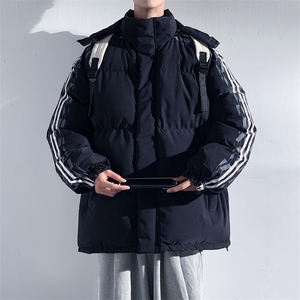 港风2026新品冬季宽松情侣装男装棉衣棉服冬装加厚外套D001-P105图片