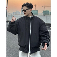 网图慎用加厚夹棉夹克双开拉链防水潮牌棉衣外套M2527-P78，男装夹克，星座1213