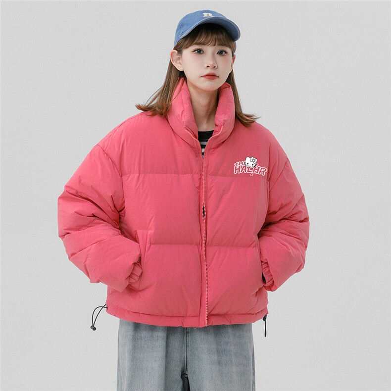 中性风新款冬季时尚百搭宽松字母印花棉服外套MY65002P85控118,男装棉衣,电商A268