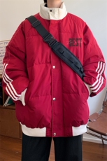 ！2024冬季新款男士立领棉衣潮牌撞色棉服外套MY201特P80，男装棉衣，电商B220