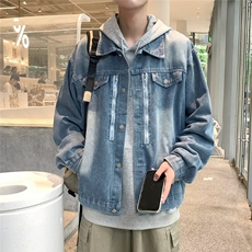 秋季ins港风夹克牛仔外套男帅气宽松男生褂子痞帅上衣服M1008，男装夹克，星座1116A-1（原606A）