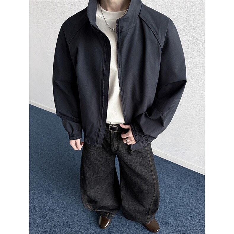 春季新款美式高街潮流飞行服男士立领夹克外套2619-P45,男装夹克,星座1403A