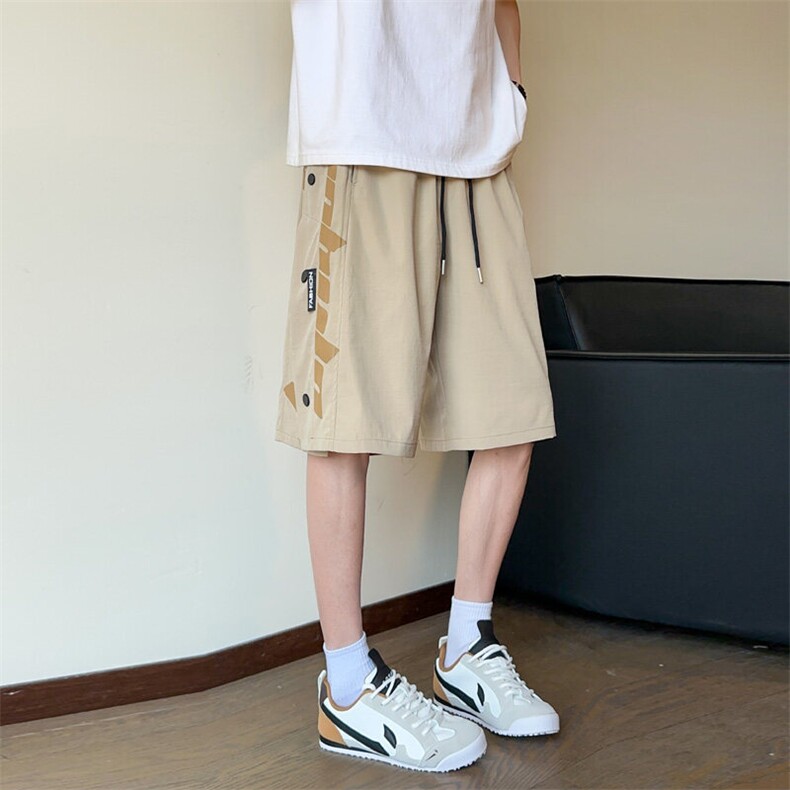 ！2026夏季新款男士宽松直筒五分裤潮牌情侣短裤DK312特P35，男装休闲裤，电商B220