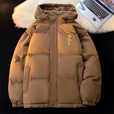 现货抖音得物可供视频三防加厚羽绒连帽棉衣外套面包棉服85553，男装棉衣，电商A486
