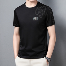 KLSB8328男士2023年夏季新款百搭水洗T恤衫男短袖休闲体恤P58，男装T恤，电商B360