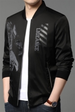 QLM55279男士2021年春季新款长袖薄款外套修身休闲棒球服夹克P108，男装夹克，电商B360