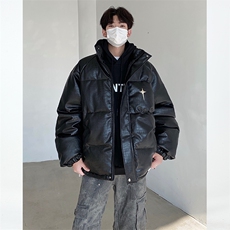 现货MF02-特P105冬季加厚情侣棉服外套面包服男保暖皮棉衣，男装棉衣，电商B327