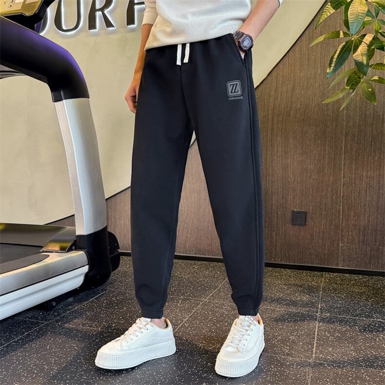 K2961 常规P55 控78 加绒P60 控88 店主风小伙风加绒加厚休闲卫裤图片