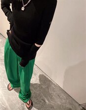 欧货休闲阔腿裤，其它，浪漫E点