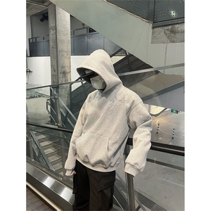 网图有货 美式高街闪电刺绣连帽套头宽松卫衣外套男女 A864-P45图片