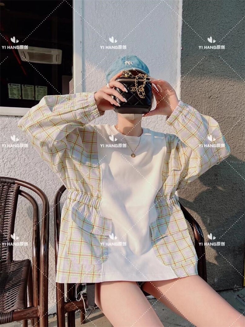 格子拼接款拿十补，其它，一杭