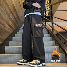 抖音品质冬季新款加绒保暖冲锋裤宽松休闲B315-K23523JR-p60控78，男装棉衣，电商B315