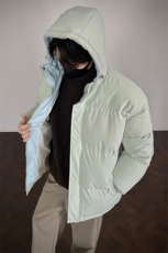 支持二开冬装加棉加厚连帽棉服男女大码棉衣外套面包服M811-P70，男装棉衣，电商A441