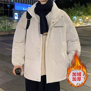 ！2023秋冬新款男士加绒加厚棉衣保暖立领棉服外套MY101特P78图片