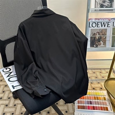小众休闲禁欲系衬衫男士痞帅高级感内搭免烫衬衫RCS05P35，男装衬衫，星座1116-2