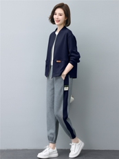 2025年秋季时尚撞色休闲减龄文艺套装，女装套装/套裙，依恋蒂丝