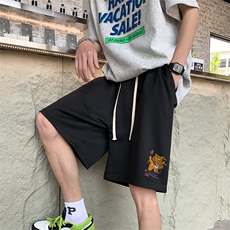 新款抖音直播得物品质运动男中裤五分短裤K0505特P25，男装牛仔裤，电商C408-1(原B339-1)