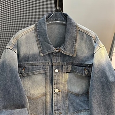 牛仔外套男春秋宽松韩版潮流帅气褂子男女工装上衣服男士休闲夹克，男装夹克，星座601-2