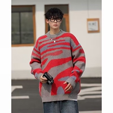 B301P48秋冬新款男女同款宽松毛衣外套男装上衣，男装针织衫/毛衣，星座512-6