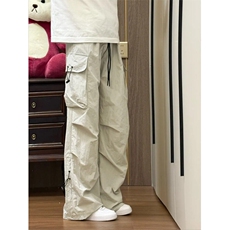 KZX85LL-P46美式多口袋速干工装裤宽松直筒阔腿裤子，男装工装外套，星座1007（原301D）