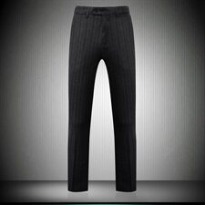 2021秋冬款西装套装条纹两件套职业套装工作服男装816-P215，男装西服套装，电商D225