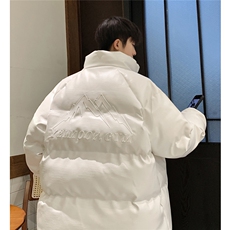 港风鳄鱼纹钢印字母设计棉衣大码潮流休闲棉衣男MY77728P128控168，男装棉衣，星座227-7