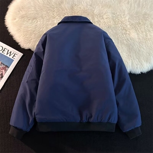 美式bomber飞行夹克男女秋潮牌cleanfit外套工装棒球服W6888-P64图片