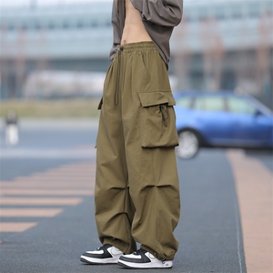 2024春装机能大口袋工装裤休闲裤K0105-P43,13岁男孩穿衣春季搭配图片
