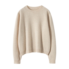 一线成衣打底衫女2024新款秋冬羊毛衫套头圆领长袖内搭针织衫毛衣，女装羊绒衫，兴泰羊绒