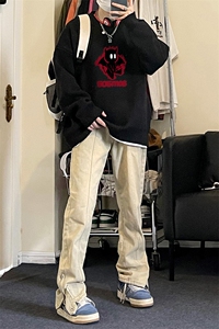 高质量！秋冬季半高领毛衣男加绒加厚线衣男针织衫男MY240-特p38图片
