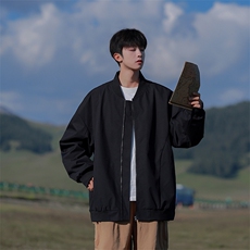 秋季新款外景飞行员夹克男宽松二开棒球服DSA157B-JK7860-特P60，男装夹克，电商A157B