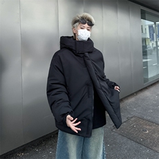 【有货】DY183-P82冬季美潮高级感连帽棉服男欧美街头外套情侣潮，男装棉衣，星座603-2
