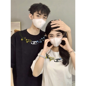 万针全刺绣解构设计260克重磅双纱纯棉高品质美式高街短袖T恤特33图片