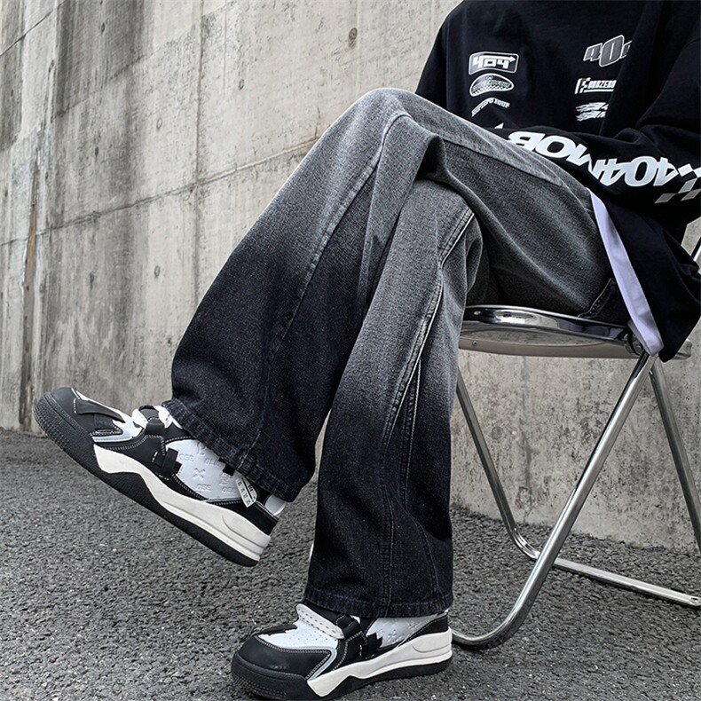 牛仔裤男修身直筒长裤休闲裤裤子男A061-W9991-P60-限78,男装牛仔裤,电商A061-1