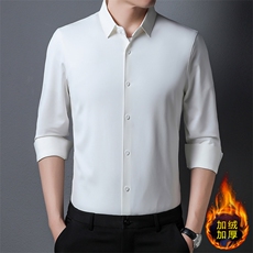 HA999大纯色无痕精品加厚加绒男衬衫高货数据好大货白色加5元，男装衬衫，钱塘207-3