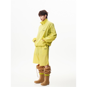 8XL-M 特大码冰丝防晒服短裤套装男户外防晒衣运动外套潮TZ102P65图片