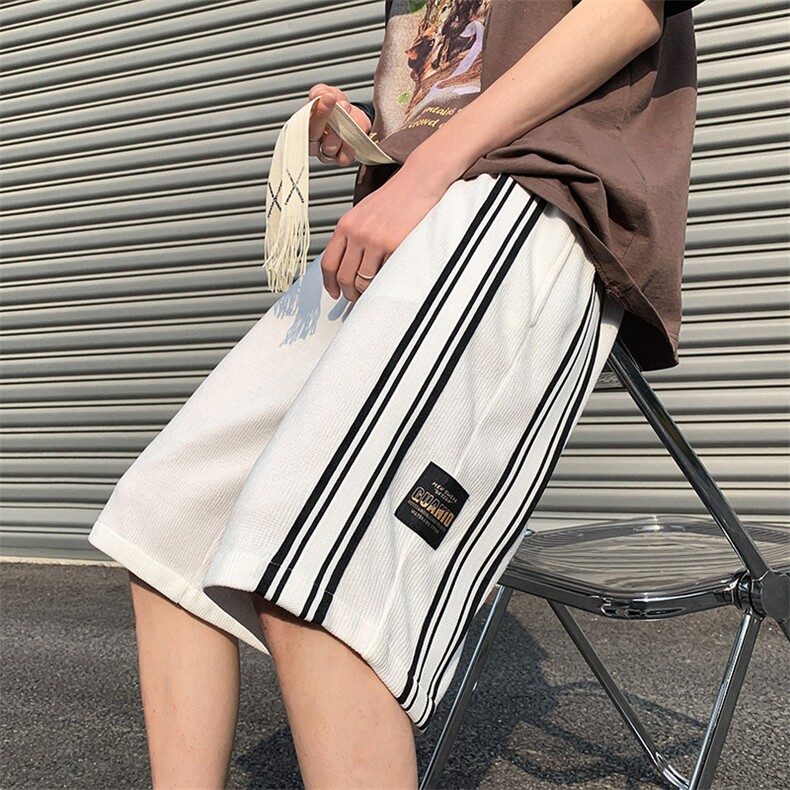 织带短裤男女2025夏季新款情侣五分裤休闲裤衩沙滩中裤K1081-P26,男装牛仔裤,星座207