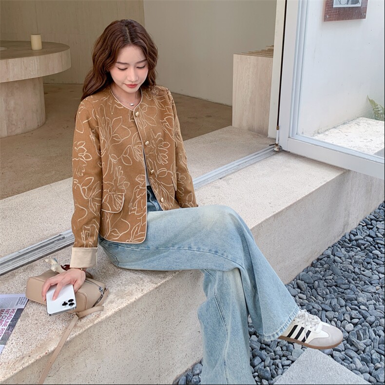 秋装新款现货女士精品短外套2C271-9553-P155K228,女装短外套,2C271