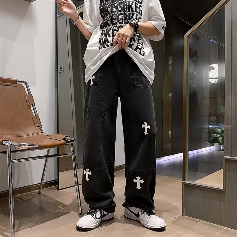 牛仔裤男夏季潮大码休闲裤子N1019P42,男装牛仔裤,星座1116-2