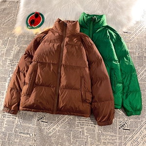 2023棉服男冬季立领简约纯色加厚保暖外套 A436-968-P95控价128图片